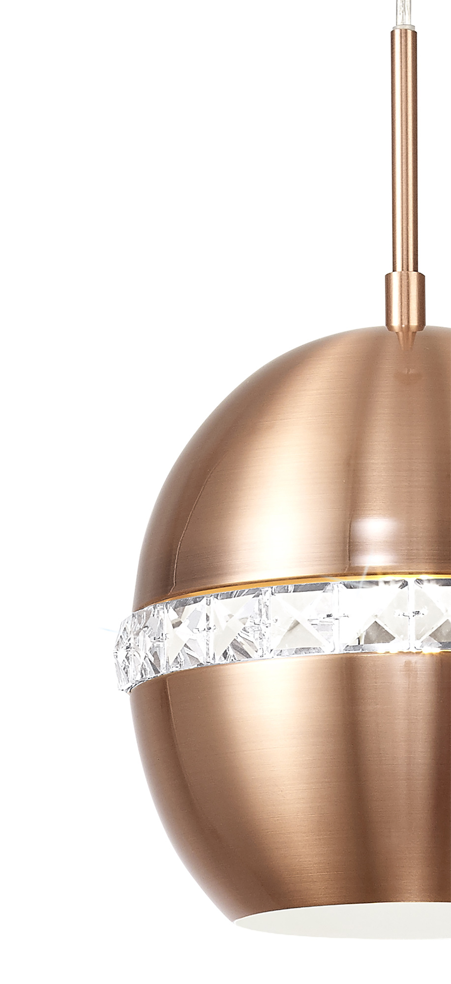 Andrea Crystal Ceiling Lights Diyas Single Crystal Pendants